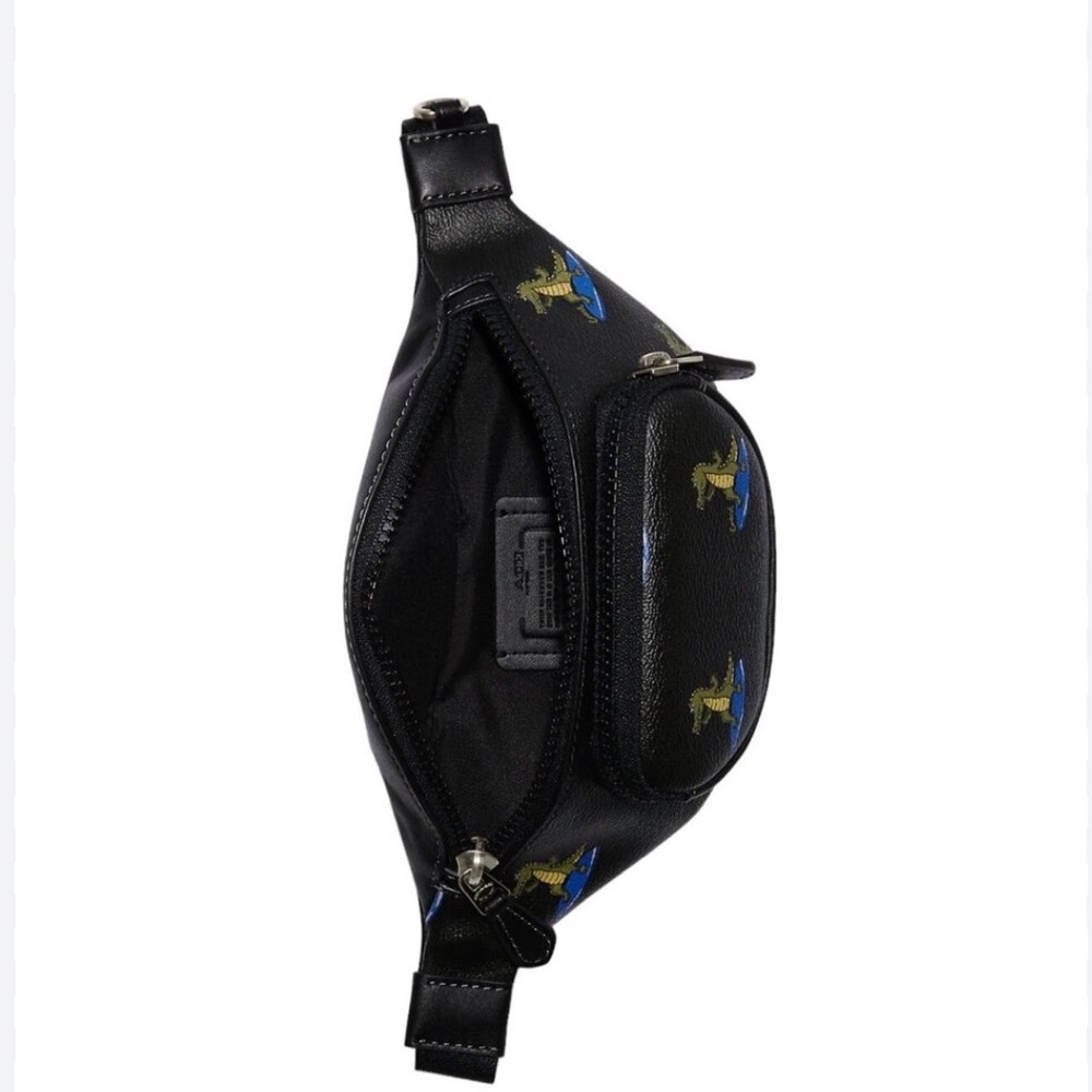 Coach Sprint Belt Bag 24 With Surfing Crocodile Print # CJ676 - Picture 9 of 9